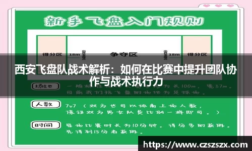 西安飞盘队战术解析：如何在比赛中提升团队协作与战术执行力